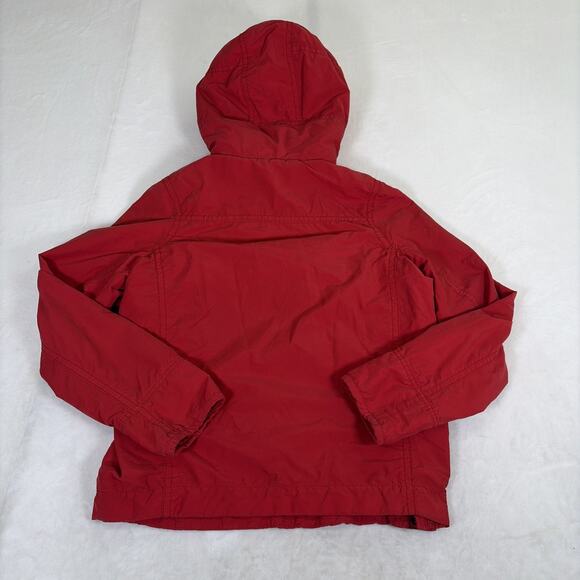 Y2K Abercrombie & Fitch Mens Small Red Pullover Hopkins Trail Jacket Charity - Picture 12 of 14